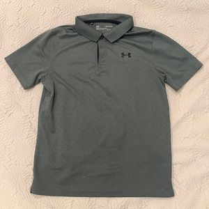 Under Armour gray Boy's athletic polo shirt